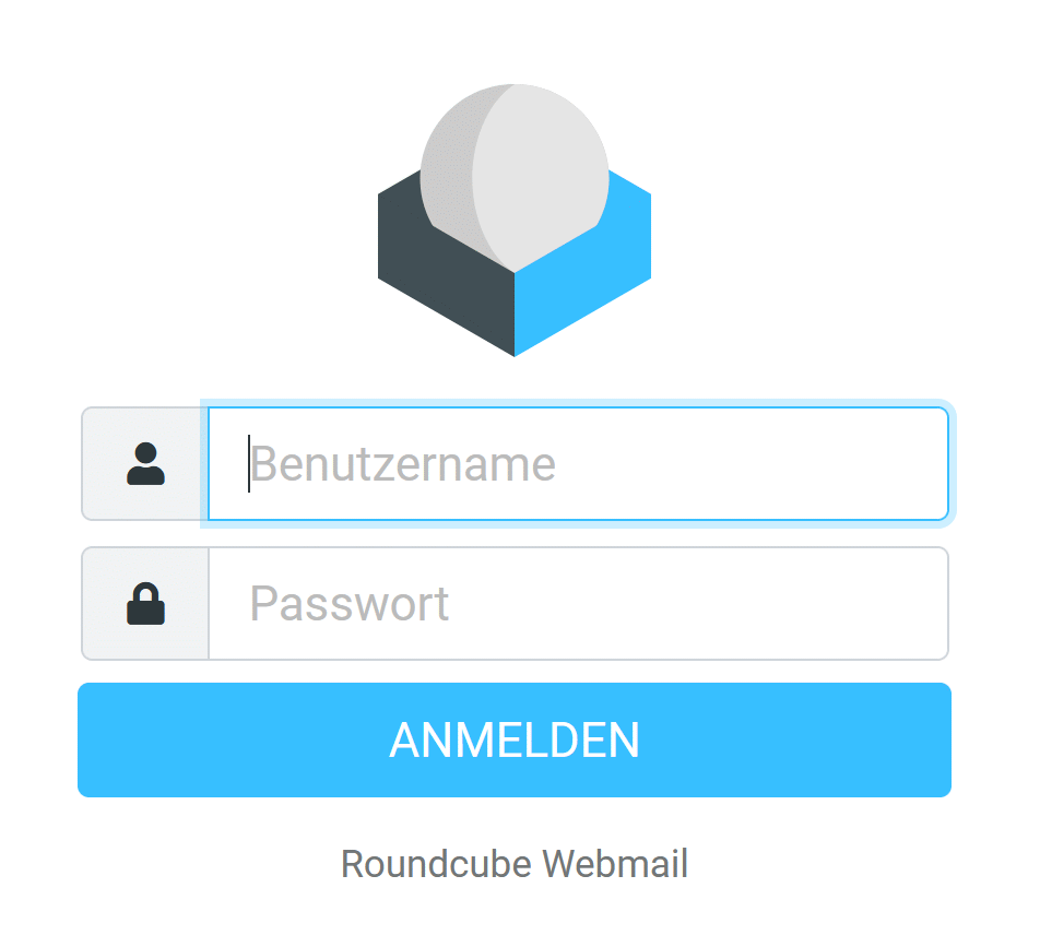  Anmeldung zum Webmail-Konto 